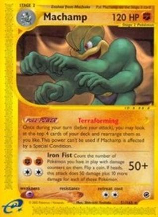 Machamp 051/165 - Reverse Holofoil Expedition