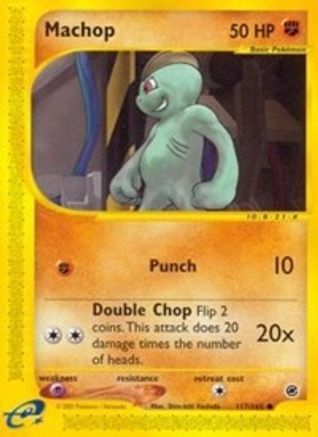 Machop 117/165 - Reverse Holofoil Expedition