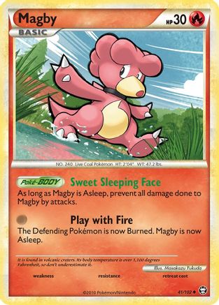 Magby 041/102 - Reverse Holofoil Triumphant