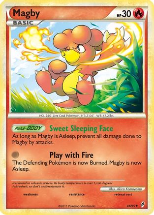 Magby 046/95 - Reverse Holofoil Call of Legends