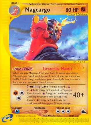 Magcargo 018/144 - Reverse Holofoil Skyridge
