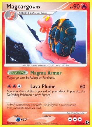 Magcargo 045/106 - Reverse Holofoil Great Encounters