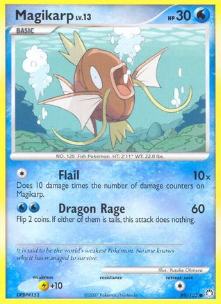 Magikarp 089/123 - Reverse Holofoil Mysterious Treasures