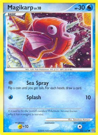 Magikarp 065/100 - Reverse Holofoil Stormfront