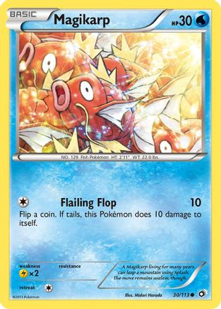 Magikarp 030/113 - Reverse Holofoil Legendary Treasures