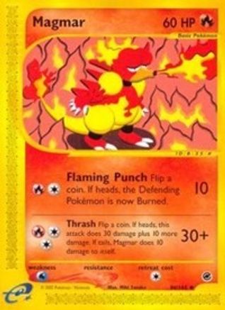 Magmar 086/165 - Reverse Holofoil Expedition