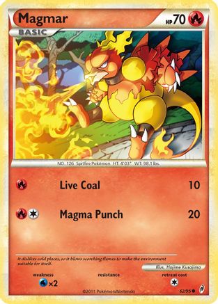 Magmar 062/95 - Reverse Holofoil Call of Legends
