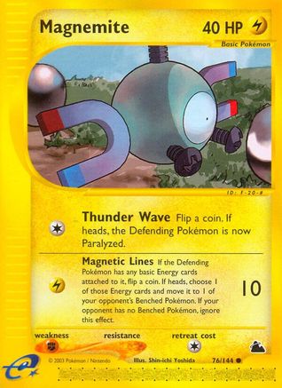 Magnemite 076/144 - Reverse Holofoil Skyridge