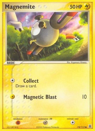 Magnemite 074/113 - Reverse Holofoil Delta Species