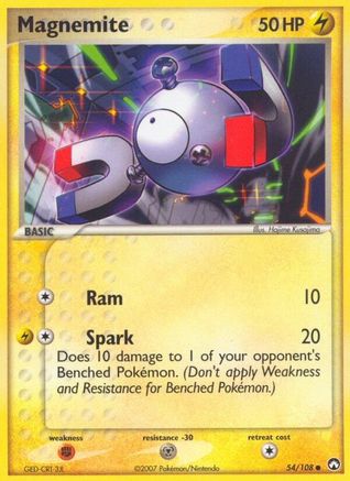 Magnemite 054/108 - Reverse Holofoil Power Keepers
