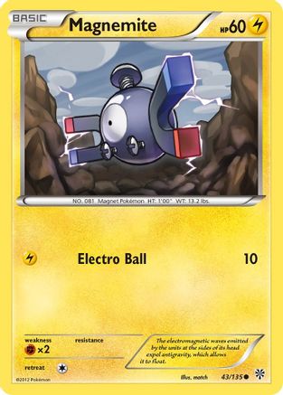 Magnemite 043/135 - Reverse Holofoil Plasma Storm