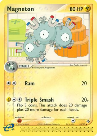 Magneton 035/97 - Reverse Holofoil Dragon