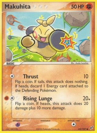 Makuhita 065/107 - Reverse Holofoil Deoxys