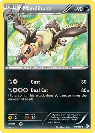 Mandibuzz 093/149 - Reverse Holofoil Boundaries Crossed