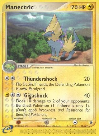 Manectric 039/109 - Reverse Holofoil Ruby and Sapphire