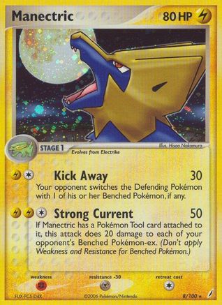 Manectric 008/100 - Reverse Holofoil Crystal Guardians