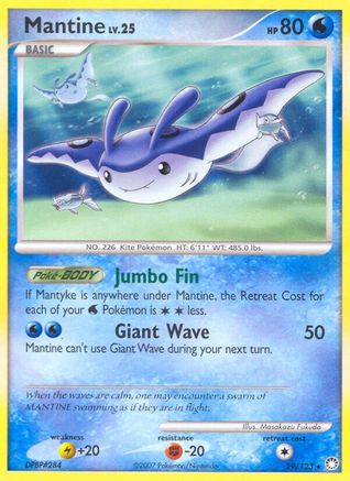 Mantine 029/123 - Reverse Holofoil Mysterious Treasures