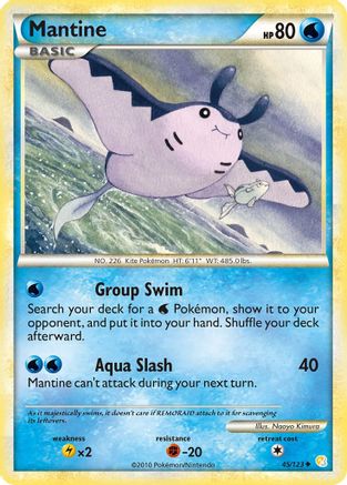 Mantine 045/123 HeartGold SoulSilver