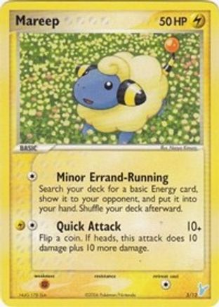 Mareep 005 EX Trainer Kit 2 Plusle & Minun