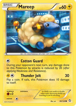 Mareep 038/124 - Reverse Holofoil Dragons Exalted