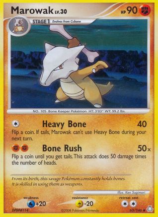 Marowak 063/146 - Reverse Holofoil Legends Awakened