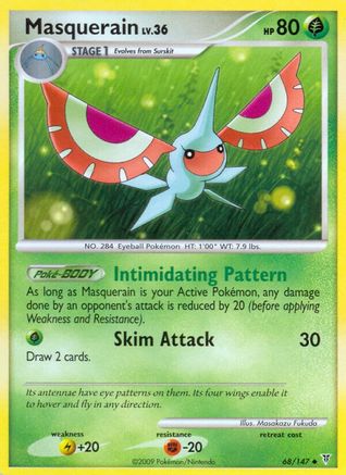 Masquerain 068/147 - Reverse Holofoil Supreme Victors