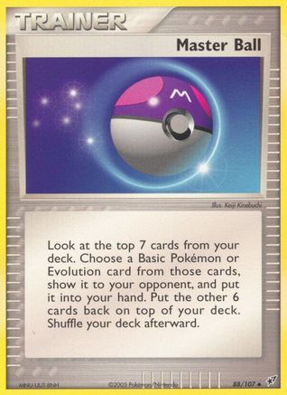 Master Ball 088/107 - Reverse Holofoil Deoxys