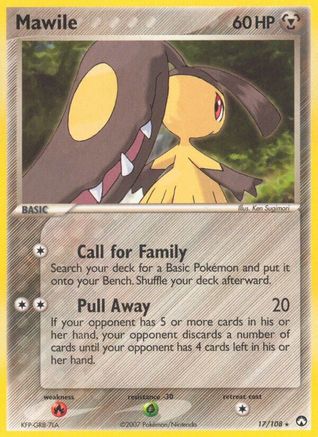 Mawile 017/108 - Reverse Holofoil Power Keepers