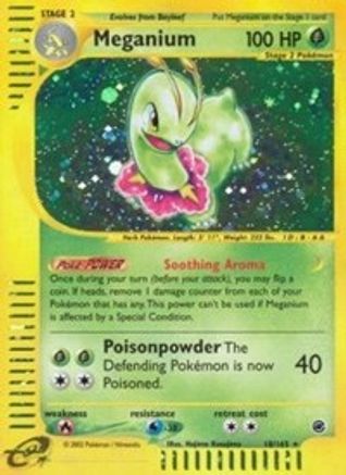 Meganium 018/165 - Holofoil Expedition
