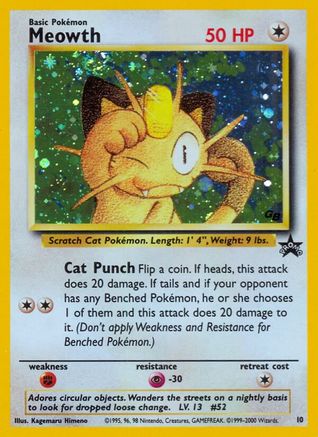 Meowth 010/53 - Holofoil WoTC Promo