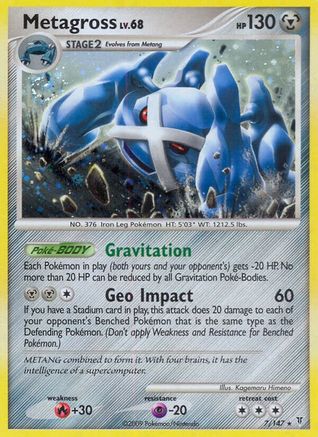 Metagross 007/147 - Reverse Holofoil Supreme Victors