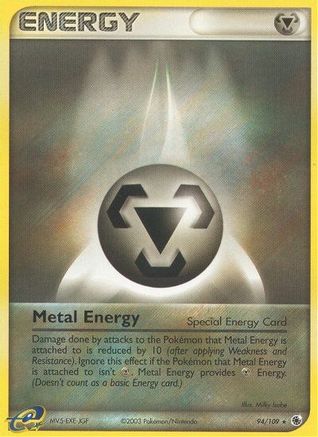 Metal Energy (Special) 094/109 - Reverse Holofoil Ruby and Sapphire