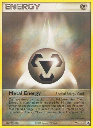 Metal Energy (Special) 097/115 - Reverse Holofoil Unseen Forces
