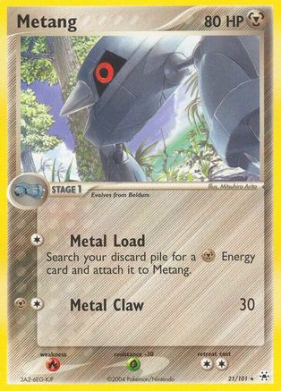 Metang 021/101 - Reverse Holofoil Hidden Legends