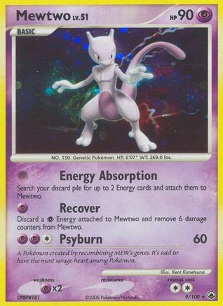 Mewtwo 009/100 - Holofoil Majestic Dawn