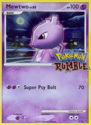 Mewtwo 009 - Holofoil Rumble