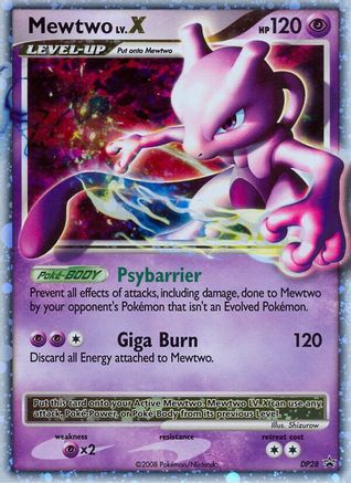 Mewtwo LV.X DP28 - Holofoil Diamond and Pearl Promos
