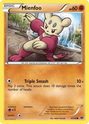Mienfoo 067/99 - Reverse Holofoil Next Destinies