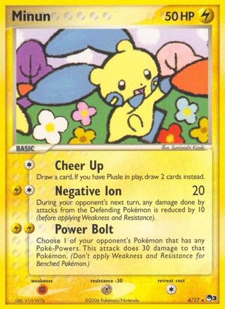 Minun 004/017 - Holofoil POP Series 3