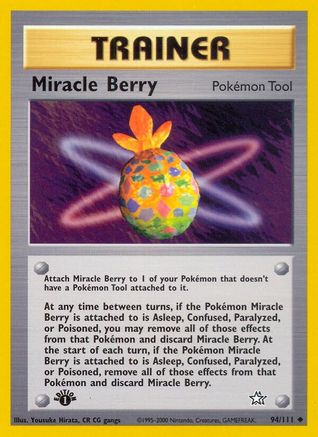 Miracle Berry 094/111 - 1st Edition Neo Genesis
