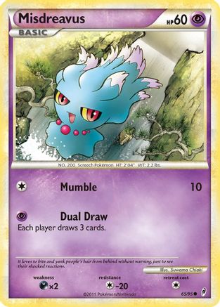 Misdreavus 065/95 - Reverse Holofoil Call of Legends