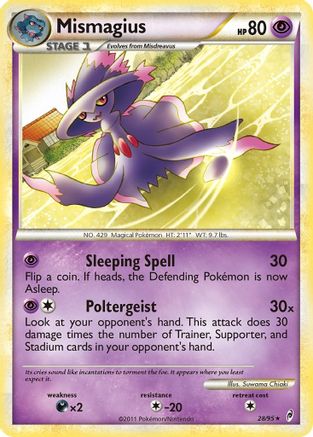 Mismagius 028/95 - Reverse Holofoil Call of Legends