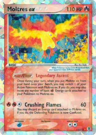 Moltres ex 115/112 - Holofoil FireRed & LeafGreen