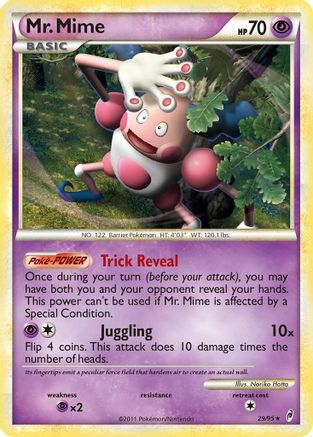 Mr. Mime 029/95 - Reverse Holofoil Call of Legends