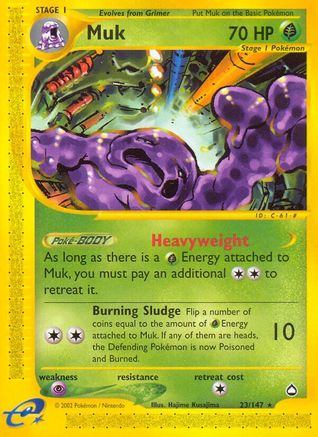 Muk 023/147 - Reverse Holofoil Aquapolis