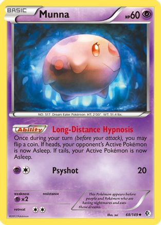 Munna 068/149 - Reverse Holofoil Boundaries Crossed