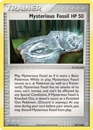 Mysterious Fossil 092/110 - Reverse Holofoil Holon Phantoms