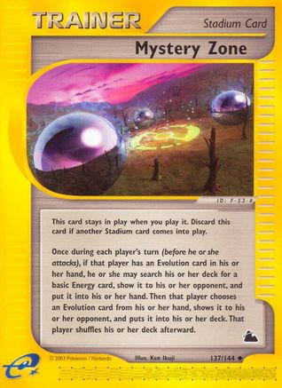 Mystery Zone 137/144 - Reverse Holofoil Skyridge