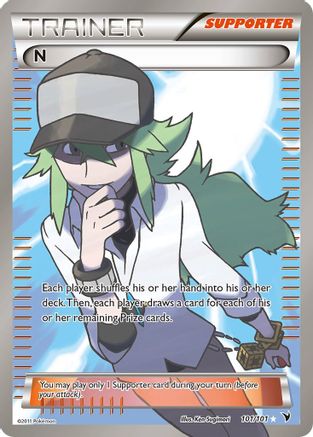 N (Supporter) 101/101 - Holofoil Noble Victories