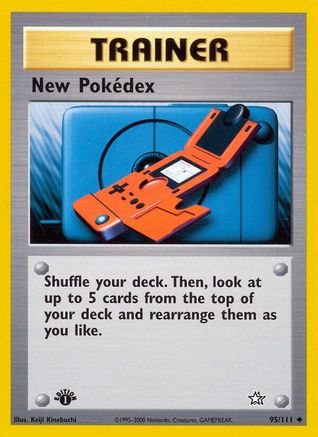 New Pokedex 095/111 - 1st Edition Neo Genesis